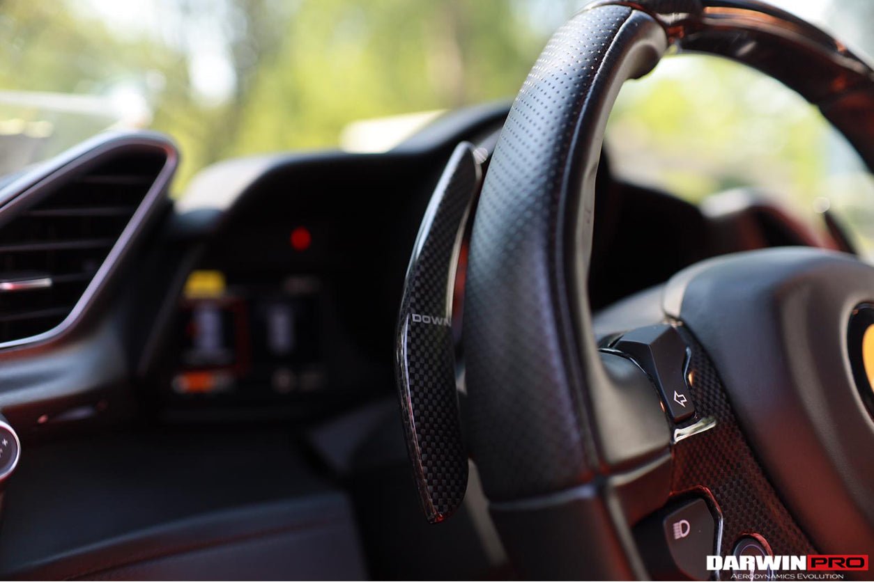 2015 - 2020 Ferrari 488 GTB/Spyder Dry Carbon Fiber Paddles Shift